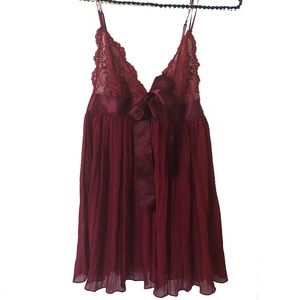 Pleated Victoria’s Secret slip